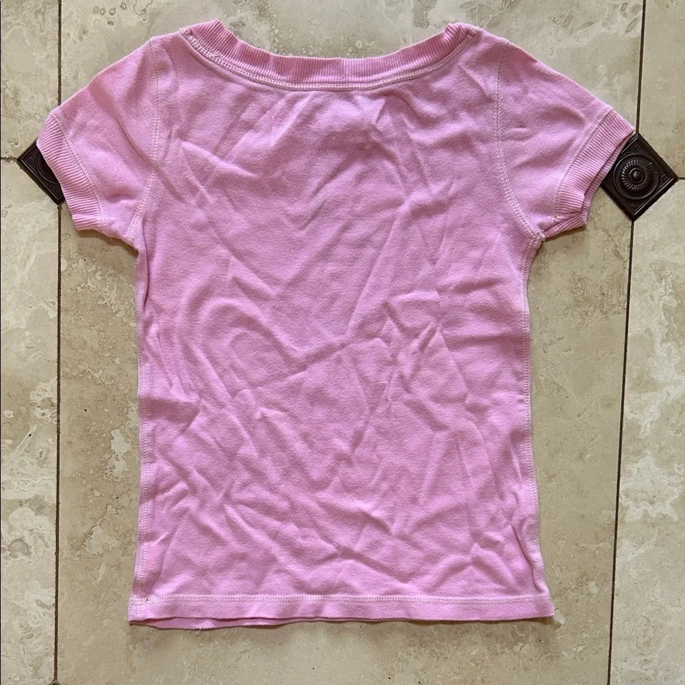 GAP Light Pink Kids Short Sleeve Tee